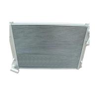 NGYBSFHxsr Radiateur en aluminium à 2 rangées, compatible avec BMW Mini Cooper S Hatch Cabriolet 1.6L Tritec I4 MT Supercharged R52 R53 2002-2008