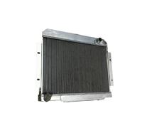 NGYBSFHxsr Radiateur en Aluminium, Compatible avec Les Moteurs Jeep CJ, CJ5, CJ7 AMC V8 de 1973 à 1986