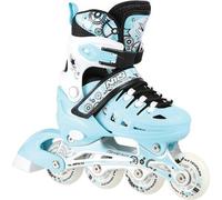 Nils Patins à Glace # 4 en 1 réglables - pour Le Hockey - pour Filles et garçons et Femmes - NH10905 (Bleu, M (35-38))