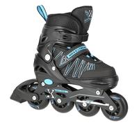 NH11912 A 2 EN 1 NOIR/BLEU TAILLES (31-34) PATINS À ROULETTES/PATINS À GLACE DE