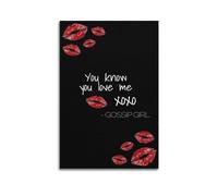 NHDERYBNF Poster pour la série TV Gossip Girl - Impression sur toile - Décoration murale moderne pour chambre à coucher - 20 x 30 cm