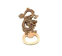 NHDT SW916 Décapsuleur robuste en laiton massif, décapsuleur créatif en forme de dragon chinois, cadeau de bar pour homme, mari, papa, petit ami, bar, restaurant ou cuisine. Poids : 54,4 g