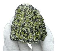 NHDVDVAV Cristal de péridot Olivine Naturel, Pierre Brute | Spécimen minéral de Cristal de Roche Vert Brut, Pierre précieuse Brute de guérison, Cristal décoratif pour la Maison,50~100g
