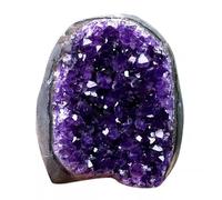 NHDVDVAV Géode d'améthyste Naturelle en grappe, Ornement Feng Shui pour la Maison, véritable Roche cristalline Brute aux vertus curatives, spécimen minéral décoratif pour la méditation,1700~2000g