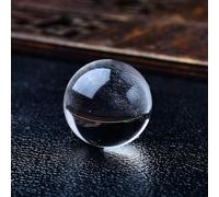 NHDVDVAV Sphères de Quartz Clair Naturel, Mini-Boules de Cristal de guérison, Boules décoratives en Quartz Poli sculptées à la Main pour la méditation et la décoration intérieure,1pc,25~30mm