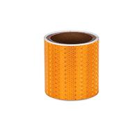 NHEISSCF Ruban réfléchissant jaune pour extérieur, étanche, de sécurité, avec adhésif puissant, avertissement, 10 cm x 3 m (10 cm x 3 m)