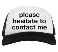 N'hésitez Pas À Me Contacter Casquette Unisexe Flexible Baseball Snapback pour Femmes Hommes Unisex Cap Flexible Baseball Snapback for Women Men