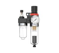 NHESTYGBT 1Pcs AFC2000 G1/4 compresseur d'air séparateur d'huile et d'eau Filtre à air est utilisé for réduire la soupape de Pression AFR2000 + AL2000(Black)