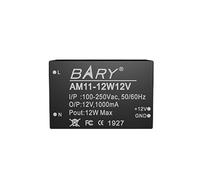 NHESTYGBT AM11-12W12V ACDC 220V à 12v1A 12W, régulateur de Tension isolé, Module d'alimentation abaisseur