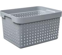 NHG Corbeille de rangement SEOUL BASKET L PP gris