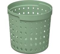 NHG Corbeille de rangement SEOUL ROUND ORGANIZER L PP vert