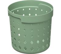NHG Corbeille de rangement SEOUL ROUND ORGANIZER M PP vert