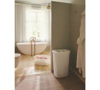 NHG Panier à linge SEOUL, 60,8 litres, ovale, gris