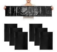 Nhgkju Lot de 6 pièges adhésifs - 120 cm x 28 cm - Ruban adhésif extra fort - Facile à utiliser - Piège à cafards - Piège à mouches à fruits - Veuillez chauffer avant utilisation