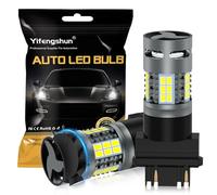 NHHEO Bombilla LED 3157 Blanco Sin Errores CANBUS 4000LM Anti-Hyper Flash Resistencia Super Brillante con Ventilador 3057 3156 3457 4057 4157 T25 para Luces de Freno Intermitentes(2PCS)