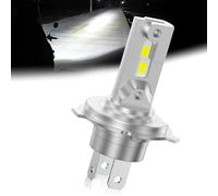 NHHEO Bombillas LED H4, 300% de Brillo 6500K 30W Blanco Coche y Moto Plug & Play 24SMD 3570 Chips(1 PCS)