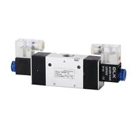 NHJLFKSA 3V120-M5/06 3V220-08 3V320-10Électrovanne pneumatique à air comprimé 3/2 voies Normalement fermées DC12V DC24V AC24V AC110V AC220V (couleur : 3V120-06, taille : AC220V)