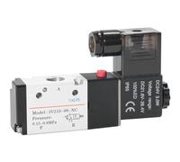 NHJLFKSA Électrovanne à air BSP 3 ports 2 POS 6,35 mm 3V210-08 DC12 V DC24 V AC110 V AC220 V (couleur : seule valve, taille : AC 110 V)