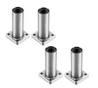 NHJLFKSA Lot de 4 roulements linéaires LMK8LUU LMK10LUU LMK12LUU à bride rectangulaire de type long (LMK10LUU-4 pièces)