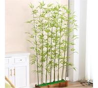 NHJREO Bambou Artificiel réaliste: décoration d'intérieur et d'extérieur for la Maison, Le Bureau et Le Jardin(40cm Base-8 Pole 1.5mH)