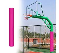 NHJREO Rembourrage de Cerceau de Basket-Ball de 5,9 Pieds de Haut, 1 pièce, Coussin de Protection Absorbant Les Chocs for la communauté, Le Club et la Cour d'école(Pink,220mm)
