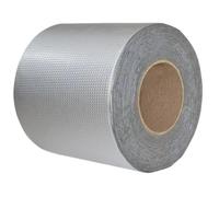 NHJREO Ruban de patch en butyle résistant aux hautes températures, feuille d'aluminium adhésive for les réparations de toit, de mur, de piscine et de conduits, 1 pièce(50mmx10m)