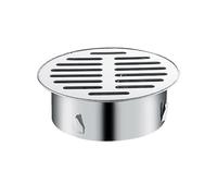 NHJREO Siphon de Sol de Balcon en Acier Inoxydable 304 - Dispositif antiblocage Haute capacité for tuyaux en PVC (28 mm à 200 mm) - Taille 75 mm(83mm)