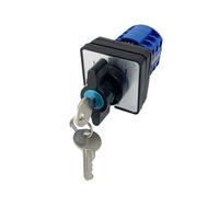 NHKSFBLQ 3 Positions Key Rotary Cam Switch 3 Phases Changeover Selector LW26 LW28 LW39B YMW26-20/3S