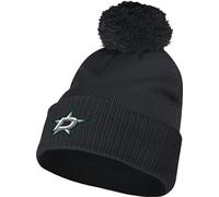 NHL bonnet à pompon avec poignets, équipes NHL, logo Dallas Stars, noir, taille : OSFM