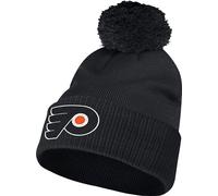 NHL bonnet à pompon avec poignets, équipes NHL, logo Philadelphia Flyers, noir, taille : OSFM