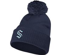 NHL bonnet à pompon avec poignets, équipes NHL, logo San Jose Sharks, noir, taille : OSFM