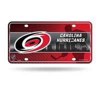 NHL Carolina Hurricanes Plaque d'immatriculation en métal