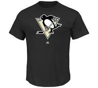 NHL Hockey sur glace T-shirt Penguins de Pittsburgh Prepared Play Majestic dans Small (S)