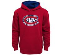 NHL Prime Junior Sweat à capuche à manches longues avec poche kangourou sur le devant, Montréal Canadiens, 14-16 ans