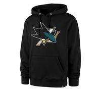 NHL Sweat à Capuche San Jose Sharks Burnside Noir Logo Pull Sweat