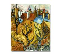 NHLDZYH Impressionnisme Tableau, (Beaux Paysages 20) par Raoul Dufy, Impressions sur Toile Célèbres, Reproductions Tableaux, Decoration Moderne Maison. 70x84cm Toile seule