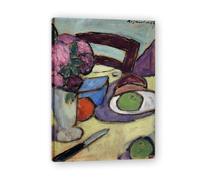NHLDZYH Impressions sur Toile Célèbres, (Chaise et bouquet) par Alexej von Jawlensky, Reproductions de Tableaux Poster, Decoration Moderne Maison. 30x42cm Cadre intérieur