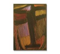 NHLDZYH Impressions sur Toile Célèbres, (Sans titre 37) par Alexej von Jawlensky, Reproductions de Tableaux Poster, Decoration Moderne Maison. 30x42cm Toile seule