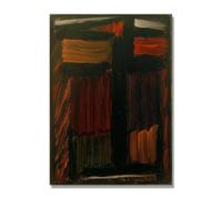 NHLDZYH Impressions sur Toile Célèbres, (Sans titre 41) par Alexej von Jawlensky, Reproductions de Tableaux Poster, Decoration Moderne Maison. 30x42cm Toile seule