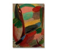 NHLDZYH Impressions sur Toile Célèbres, (Sans titre 44) par Alexej von Jawlensky, Reproductions de Tableaux Poster, Decoration Moderne Maison. 30x42cm Toile seule