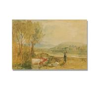 NHLDZYH J.M.W. Turner, Reproduction d'Art sur Toile, Peinture Romantisme Anglais, Déco Intérieure Classique et Vintage. AA35. 30x45cm. Toile Seule