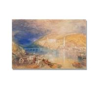NHLDZYH J.M.W. Turner, Reproduction d'Art sur Toile, Peinture Romantisme Anglais, Déco Intérieure Classique et Vintage. AA19. 50x75cm. Toile Seule