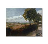 NHLDZYH Tableau Célèbre (Paysage 32) de John Constable - Reproduction d'Art sur Toile, Peinture Romantisme Anglais, Déco Intérieure Classique et Vintage. 30x40cm Toile uniquement
