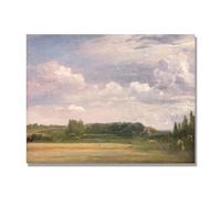 NHLDZYH Tableau Célèbre (Sans titre 13) de John Constable - Reproduction d'Art sur Toile, Peinture Romantisme Anglais, Déco Intérieure Classique et Vintage. 60x80cm Toile uniquement