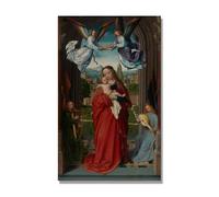 NHLDZYH Tableau Religieux, Tableau Célèbre, Poster de décoration, Tableau Reproduction sur Toile, Tableau Mural Decoration Salon. (Tableau Vierge Marie Religieuse 127). 80x130cm uniquement toile