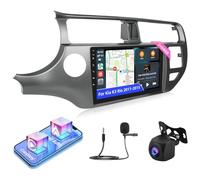 NHOPEEW Autoradio Android 2G+64G pour KIA Rio 2012 2013 2014 2015 - sans Fil Carplay & Android Auto - Stéréo Android 9 Pouces avec WiFi EQ GPS Mirror Link FM RDS + AHD Caméra de recul&Mic
