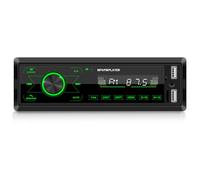 NHOPEEW Autoradio Bluetooth 1 Din - Autoradio avec Fonction Mains Libres, FM, EQ, Double USB, Interface ISO, Port pour Carte SD, Port AUX, Charge Rapide