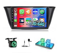 NHOPEEW Autoradio pour IVECO Daily/Klen RV 2018-2020 avec Carplay sans Fil & Android Auto - Autoradio Android avec GPS WiFi Contrôle au Volant EQ Écran divisé + Caméra de recul et Microphone