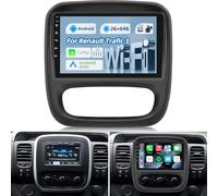 NHOPEEW Radio de Voiture 2+64G pour Renault Trafic 3 2014-2021 / Opel Vivaro B 2014-2018 - Carplay sans Fil et Android Auto - Stéréo Android 13 de 9 Pouces avec WiFi EQ GPS Mirror Link FM RDS