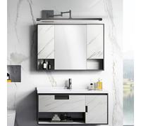 NHPJFDC Aplique de pared LED Ajustable Para Espejo de baño, moderno, plegable, giratorio, Impermeable, retráctil, Para Sala de Estar Interior e iluminación de Cuadros.